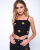 Imagen de Newlda Crop Top en Ditsy Sunflower