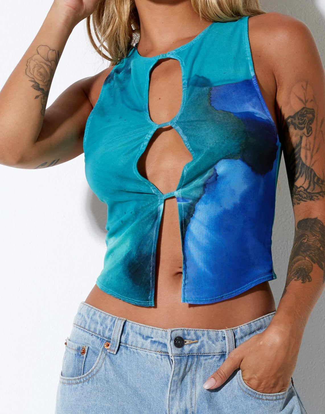 imagen de Nolan Crop Top en aguada fluida