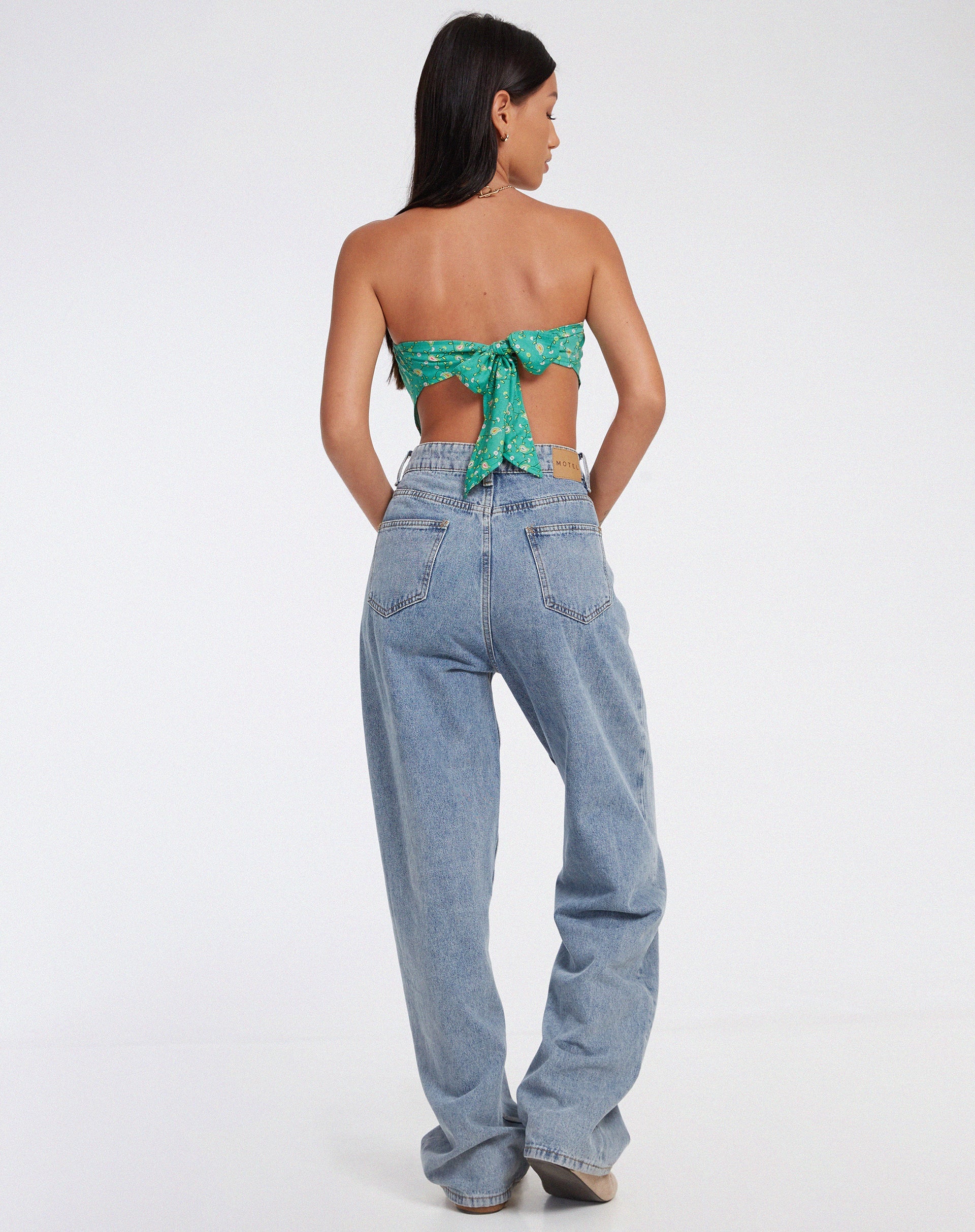 Imagen de Nolda Crop Top en Paisley Fun Verde