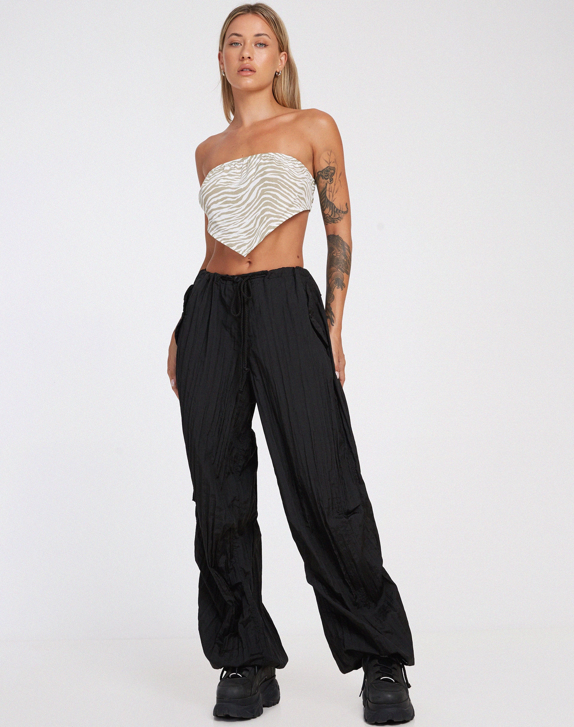 imagen de Nolda Crop Top en Tonal Zebra