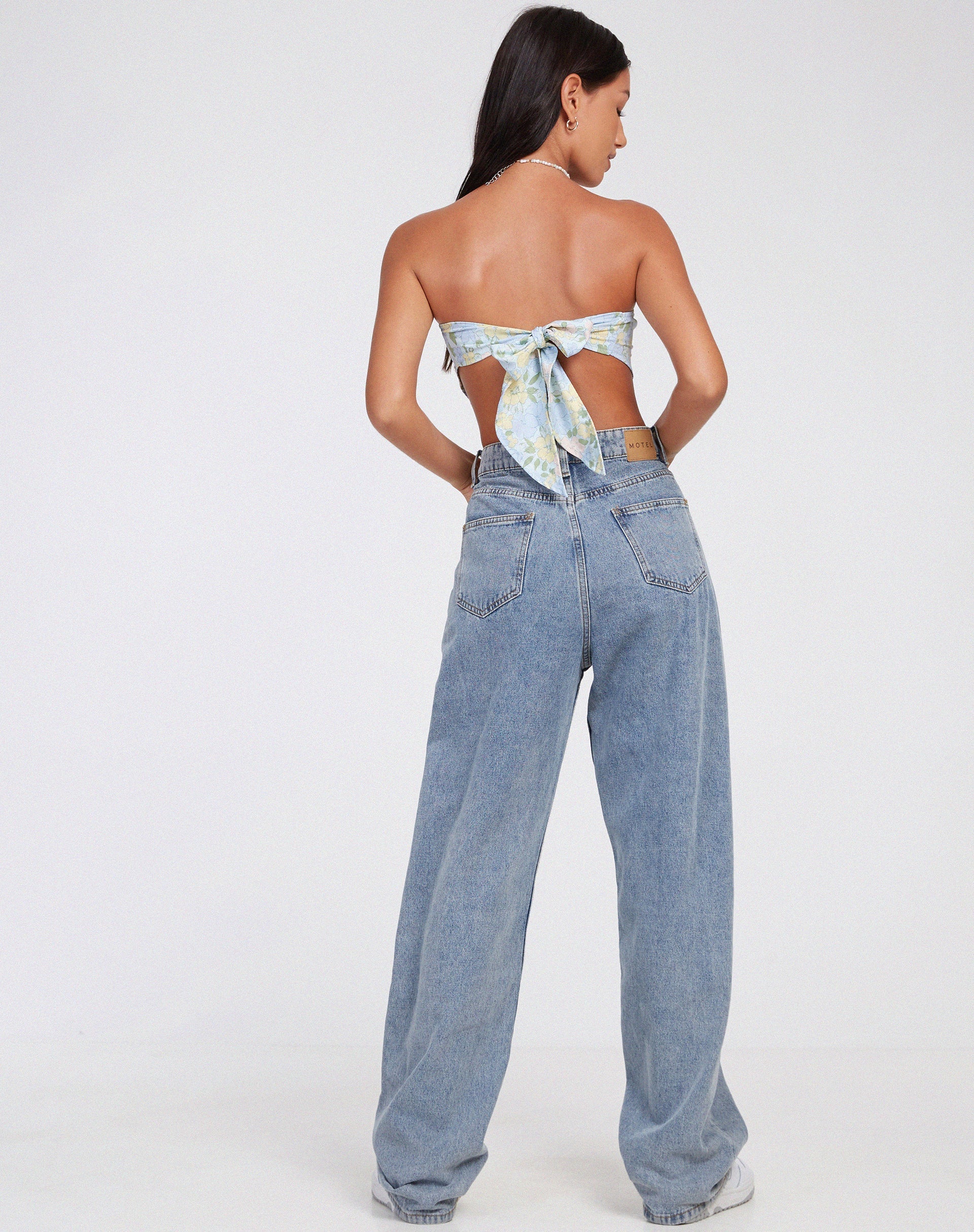 imagen de Nolda Crop Top en Washed Out Pastel Floral