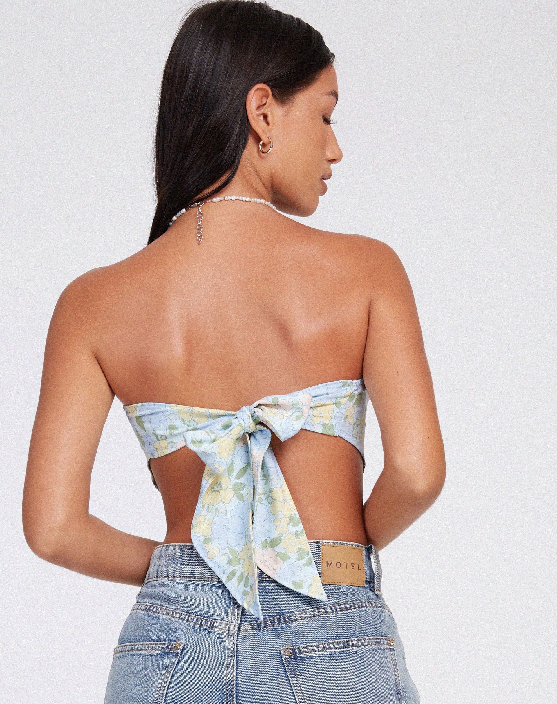 imagen de Nolda Crop Top en Washed Out Pastel Floral