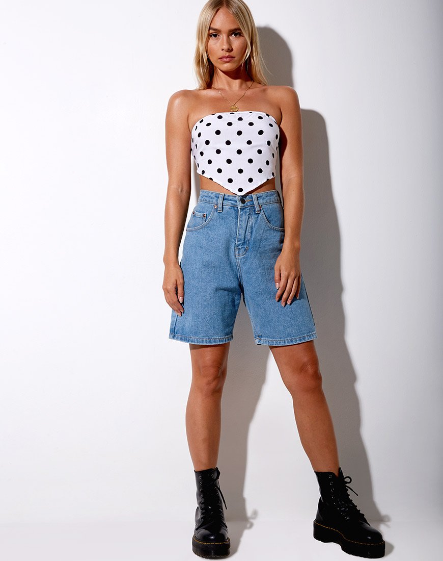 Imagen de Nolda Top en 80s Polka Blanco