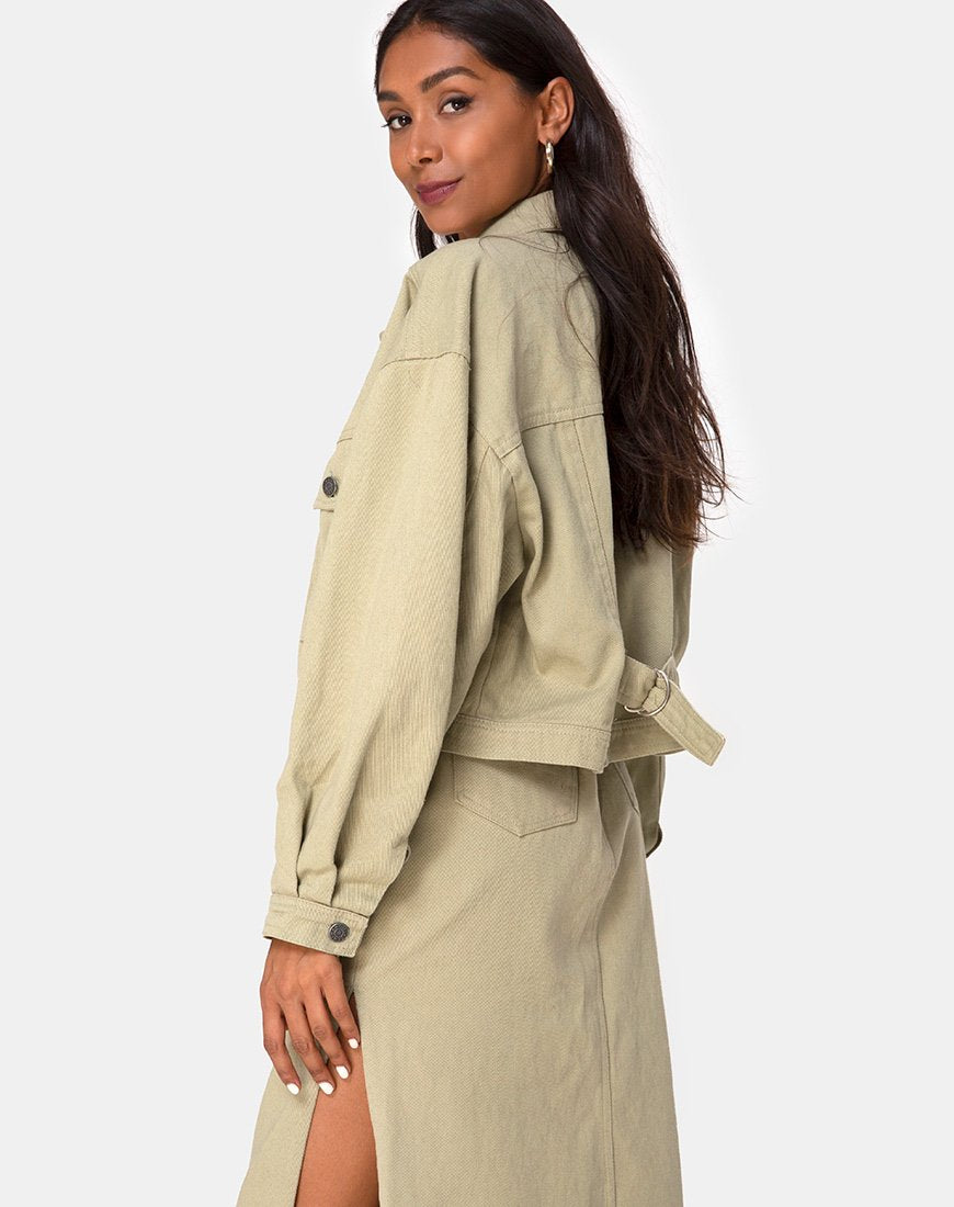 Imagen de la chaqueta Noma en salvia