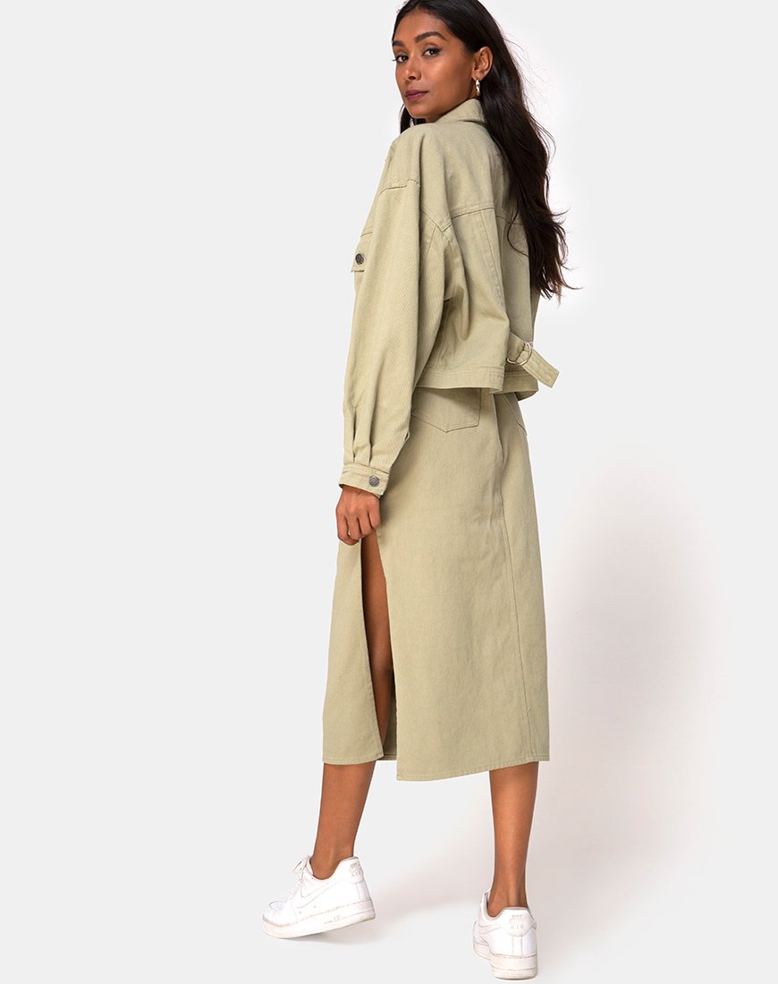 Imagen de la chaqueta Noma en salvia