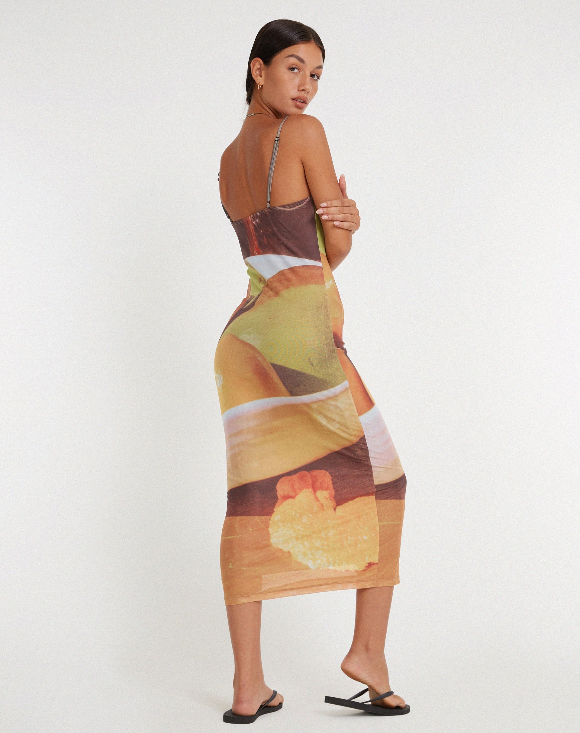 imagen de Nori Maxi Dress in Fruit Photoprint