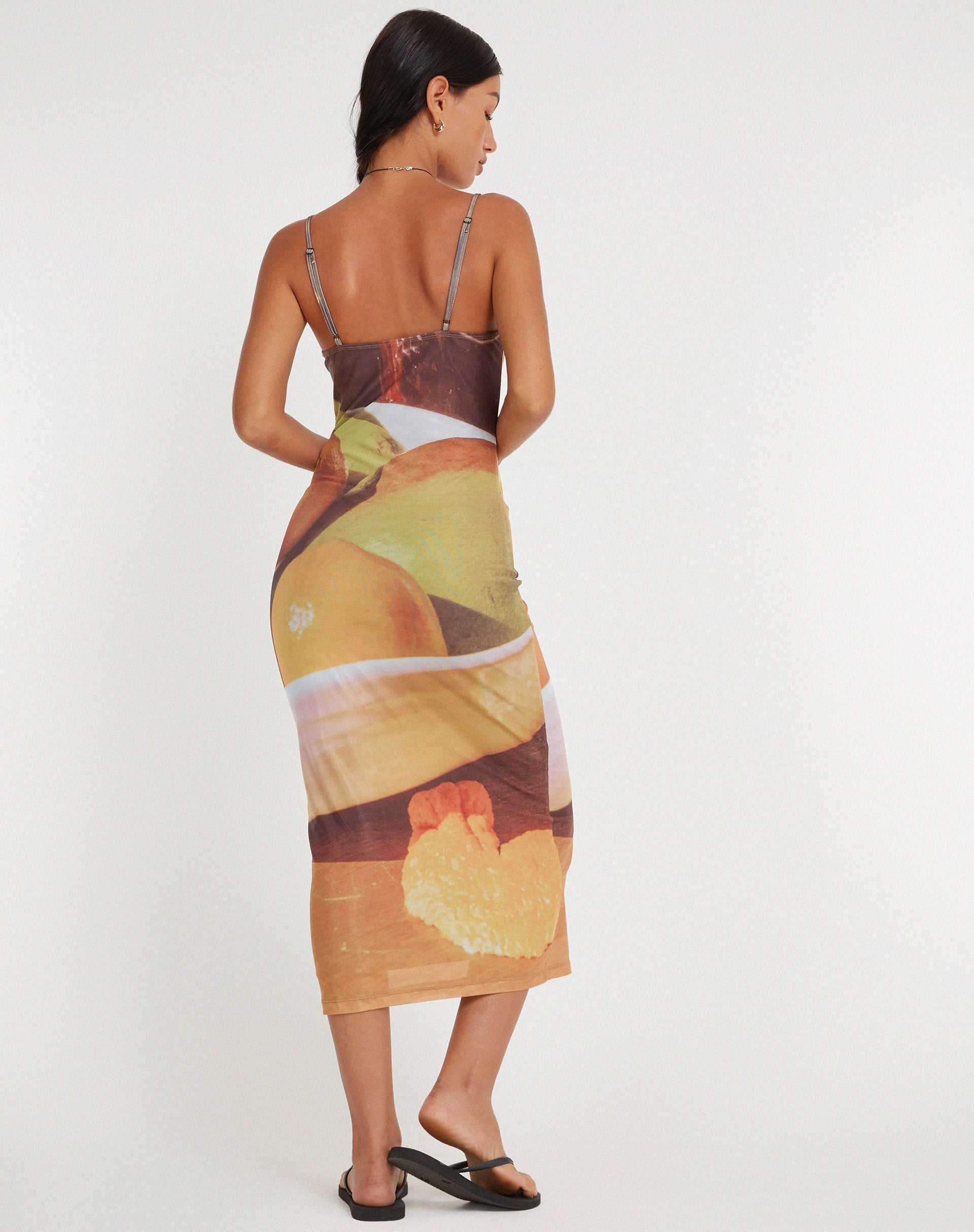 imagen de Nori Maxi Dress in Fruit Photoprint