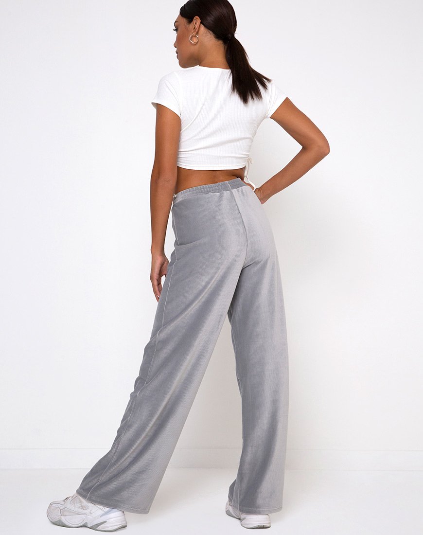 Imagen de Obeli Pantalones en Terciopelo Rib Gris