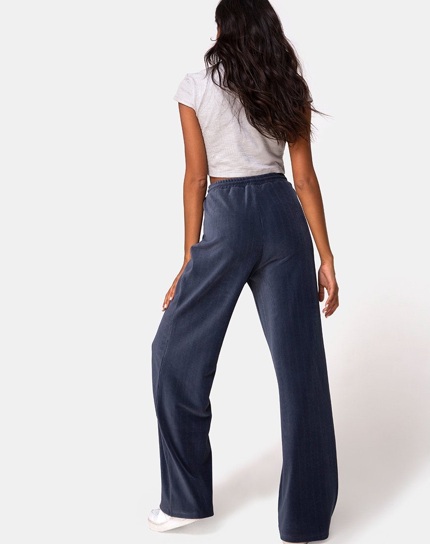 Imagen del pantalón Obeli de canalé Carbón