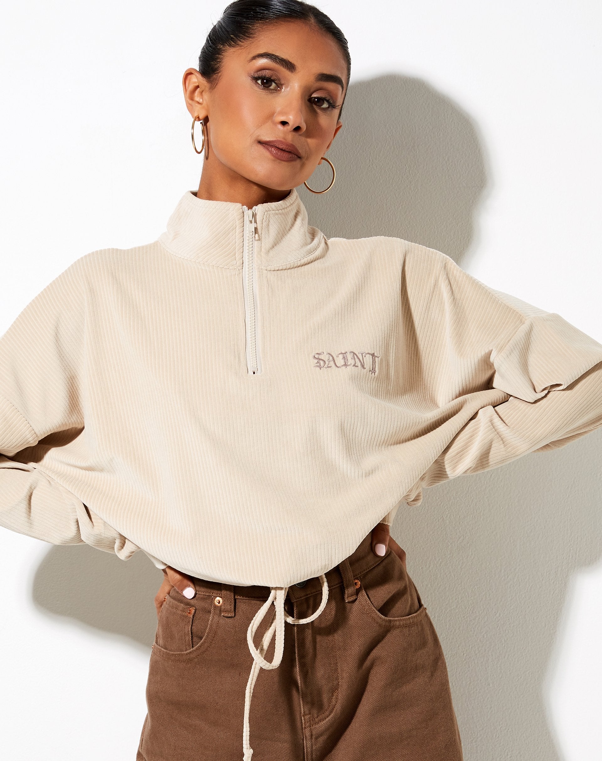 Imagen del jersey Olini Saint Embro beige neutro