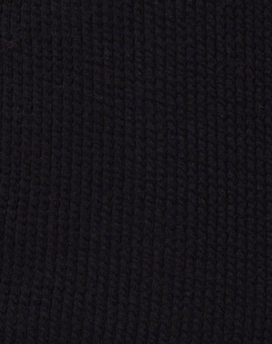 Imagen del bañador Ona en Crinkle Rib Negro