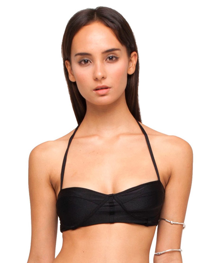 Imagen del sujetador de bikini Opal negro