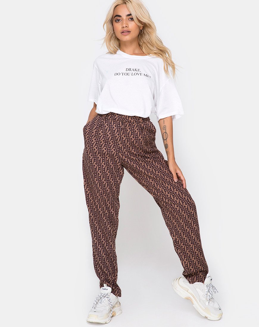 Imagen de Oversize Basic Tee in White Drake Do You Love Me