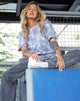 Imagen de Oversize Basic Tee in Lunar Rock Radial Tie Dye