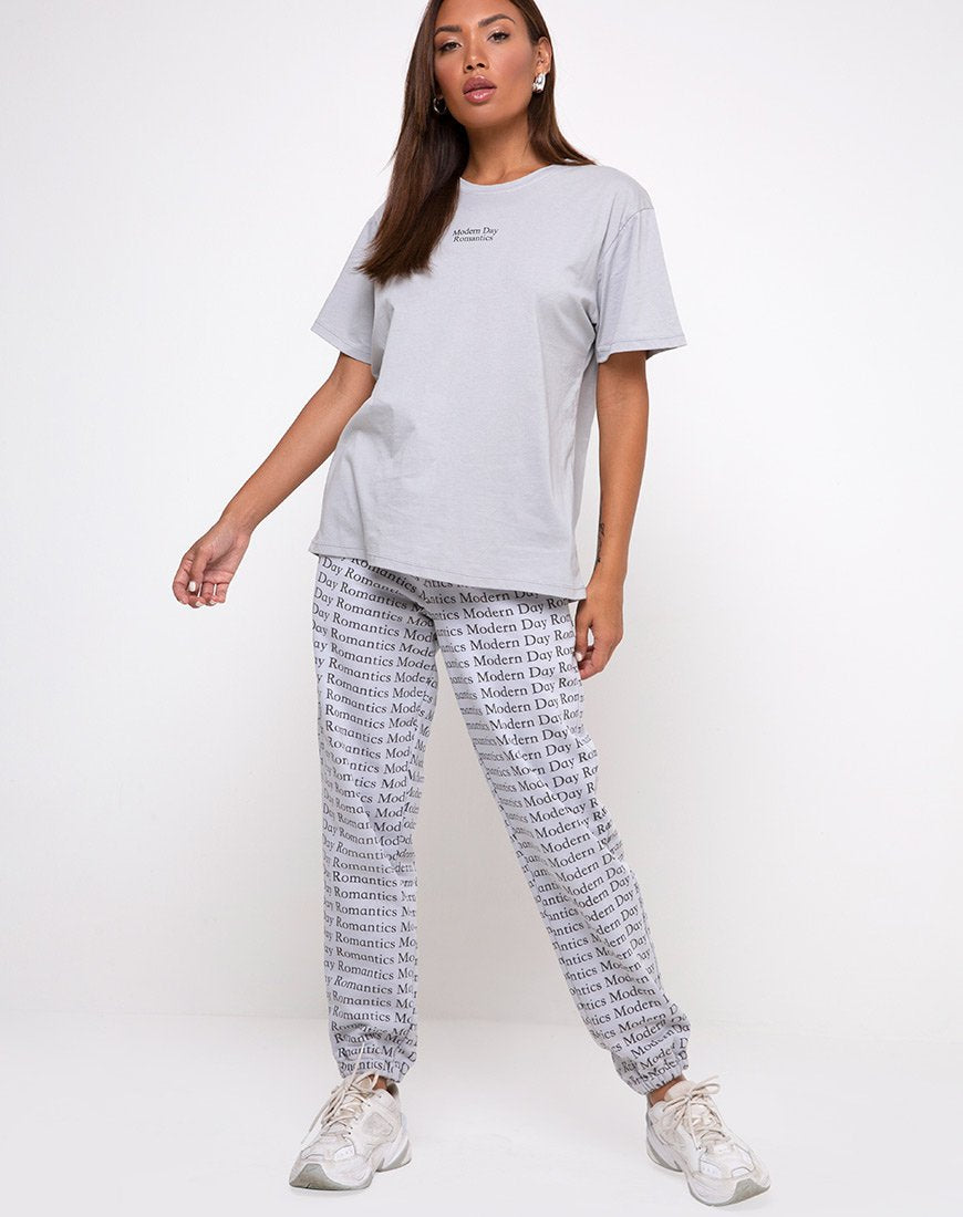 Imagen de Oversize Basic Tee in Modern Day Romantics Gris