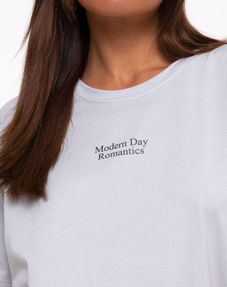 Imagen de Oversize Basic Tee in Modern Day Romantics Gris