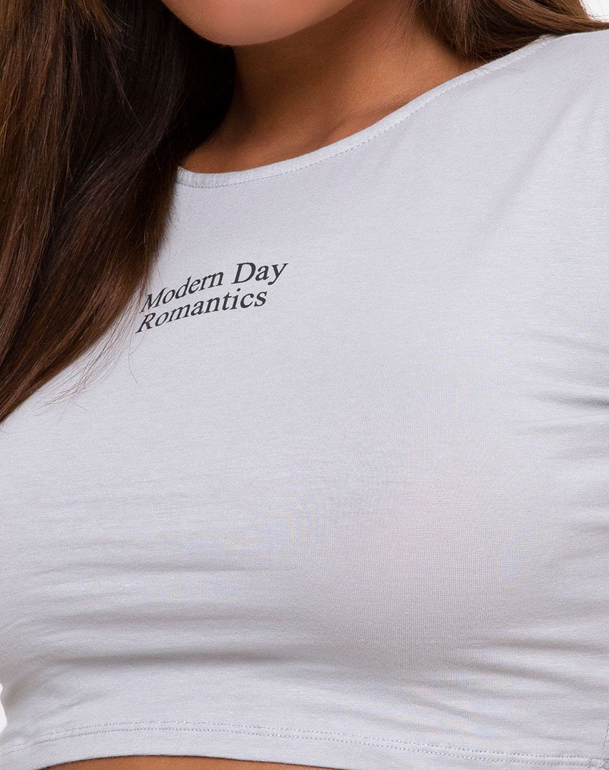 Imagen de Tindy Crop Top en Modern Day Romantics Gris