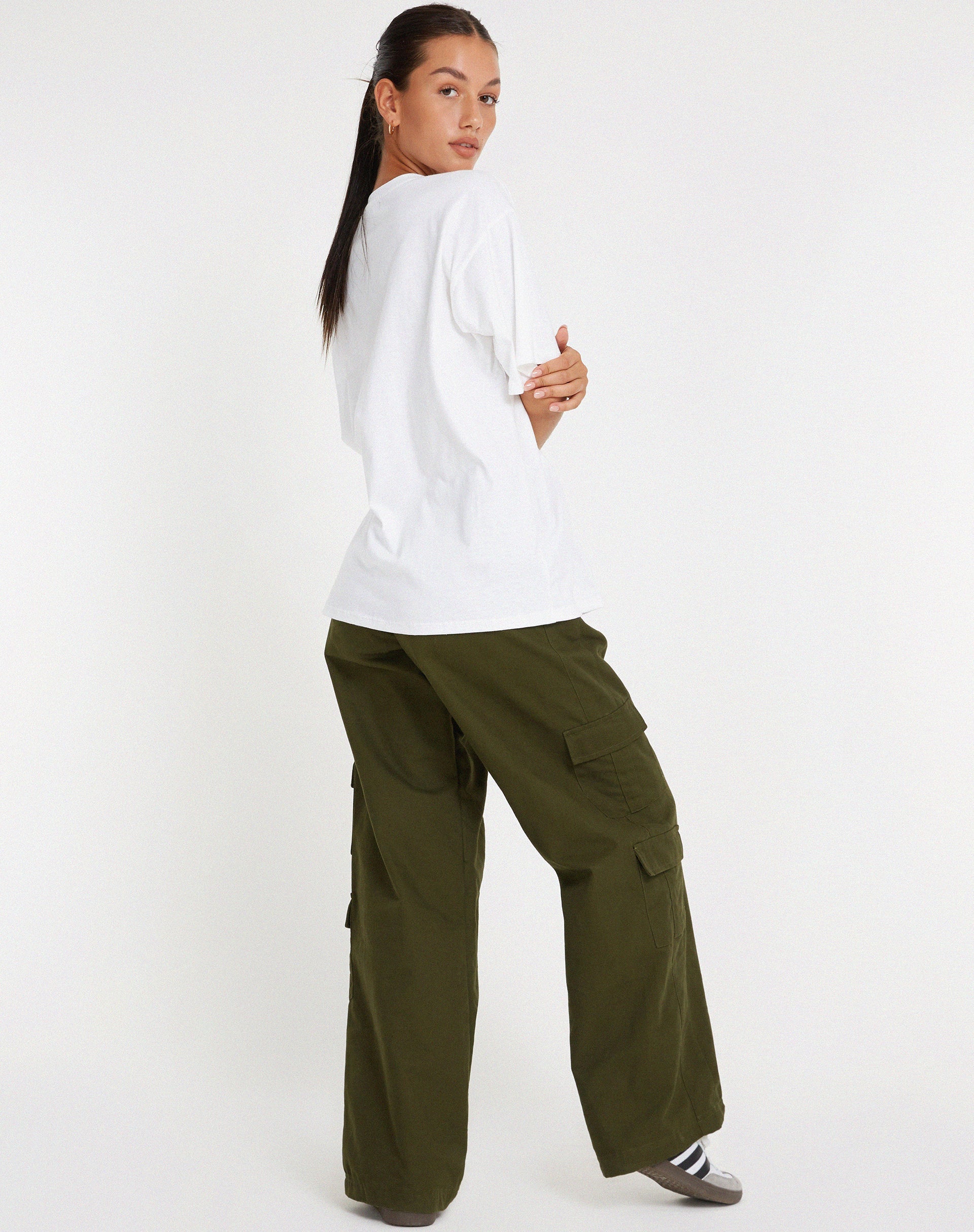 imagen de Oversize Basic Tee in White Motel Angel