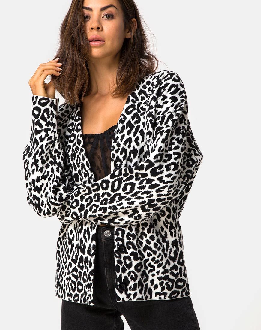 Imagen de Oversize Cardigan in Animal Knit