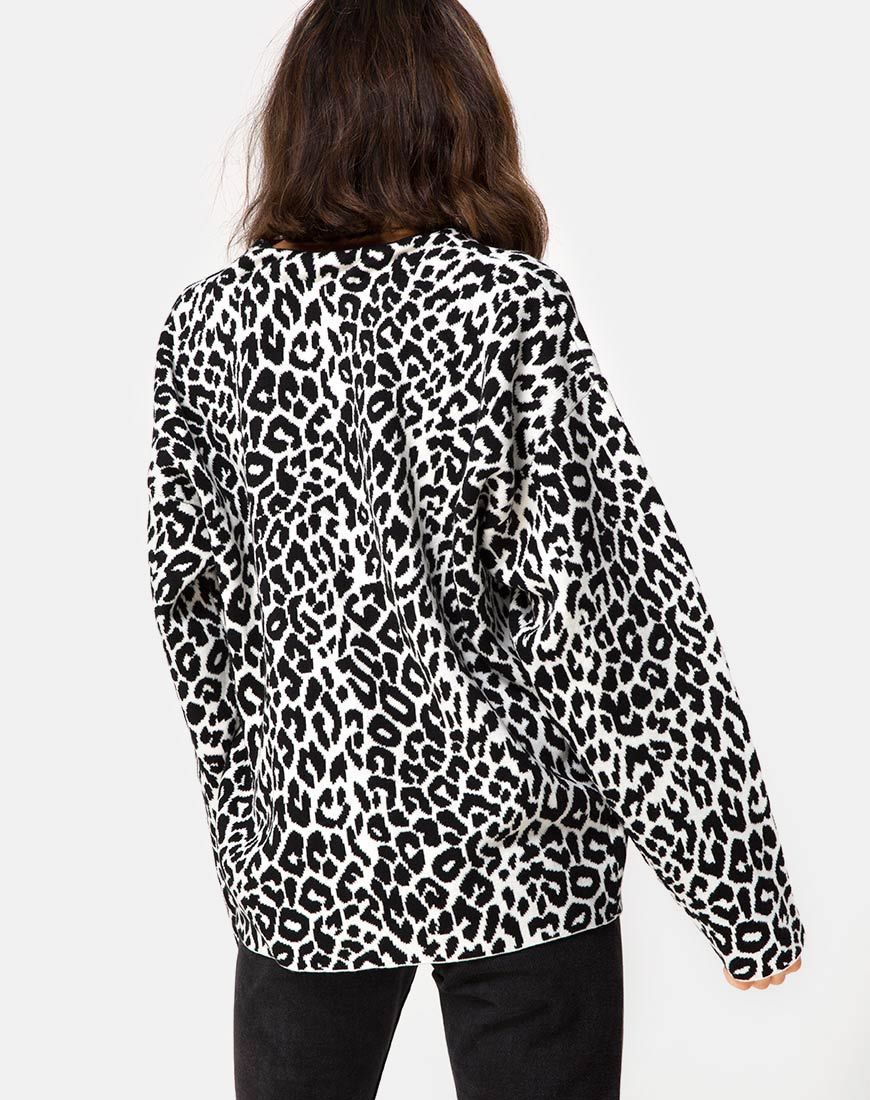 Imagen de Oversize Cardigan in Animal Knit