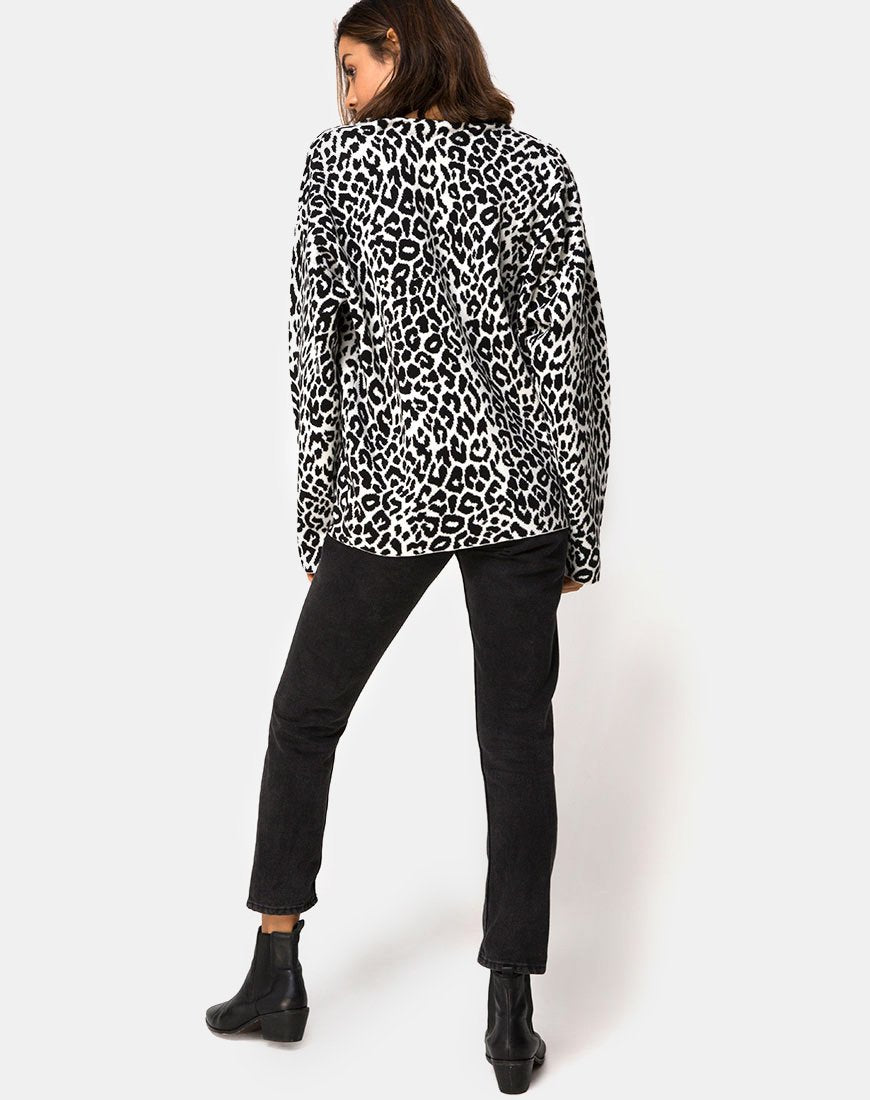 Imagen de Oversize Cardigan in Animal Knit