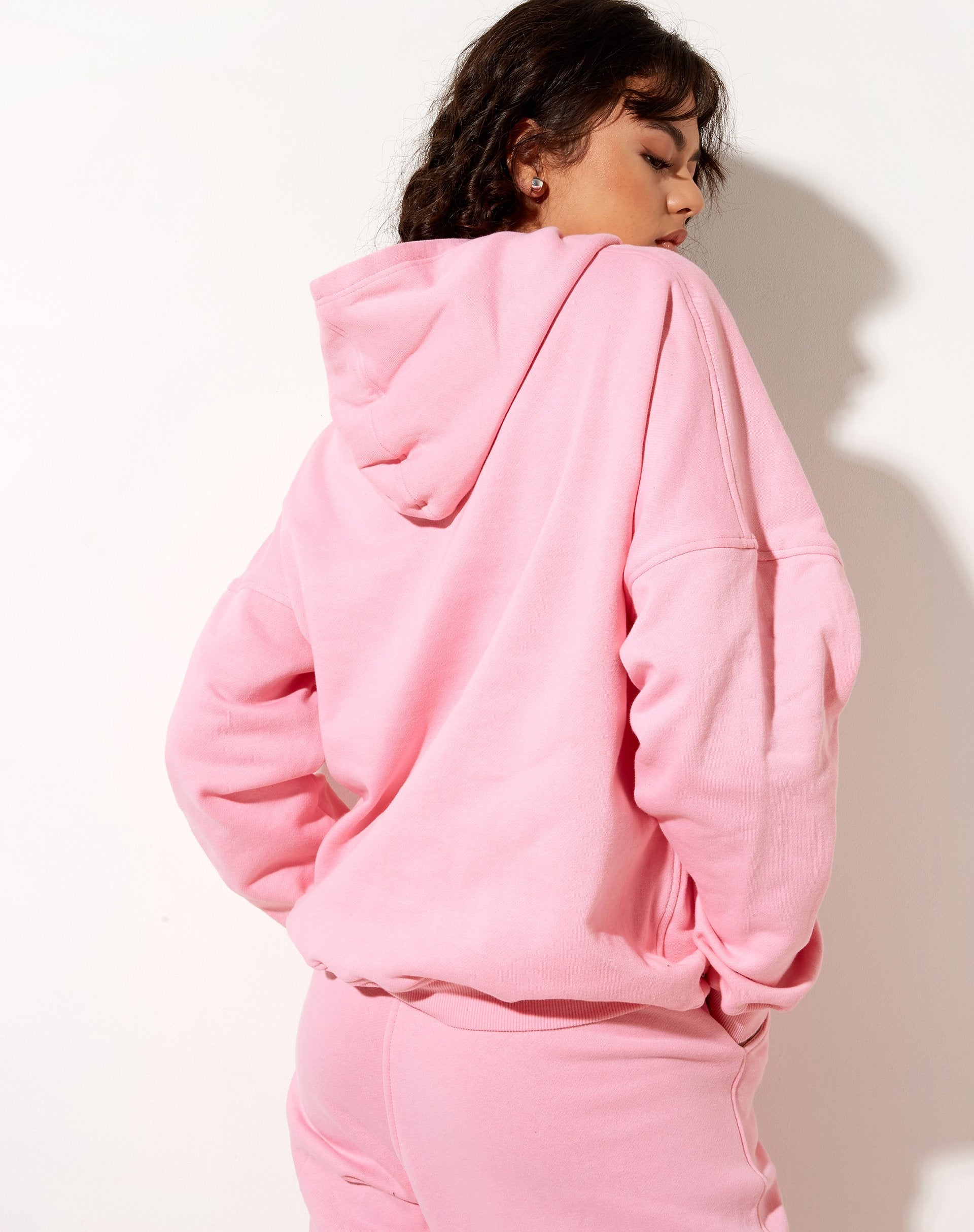 Imagen de Oversize Hoodie in Peony Pink Nothing Personal