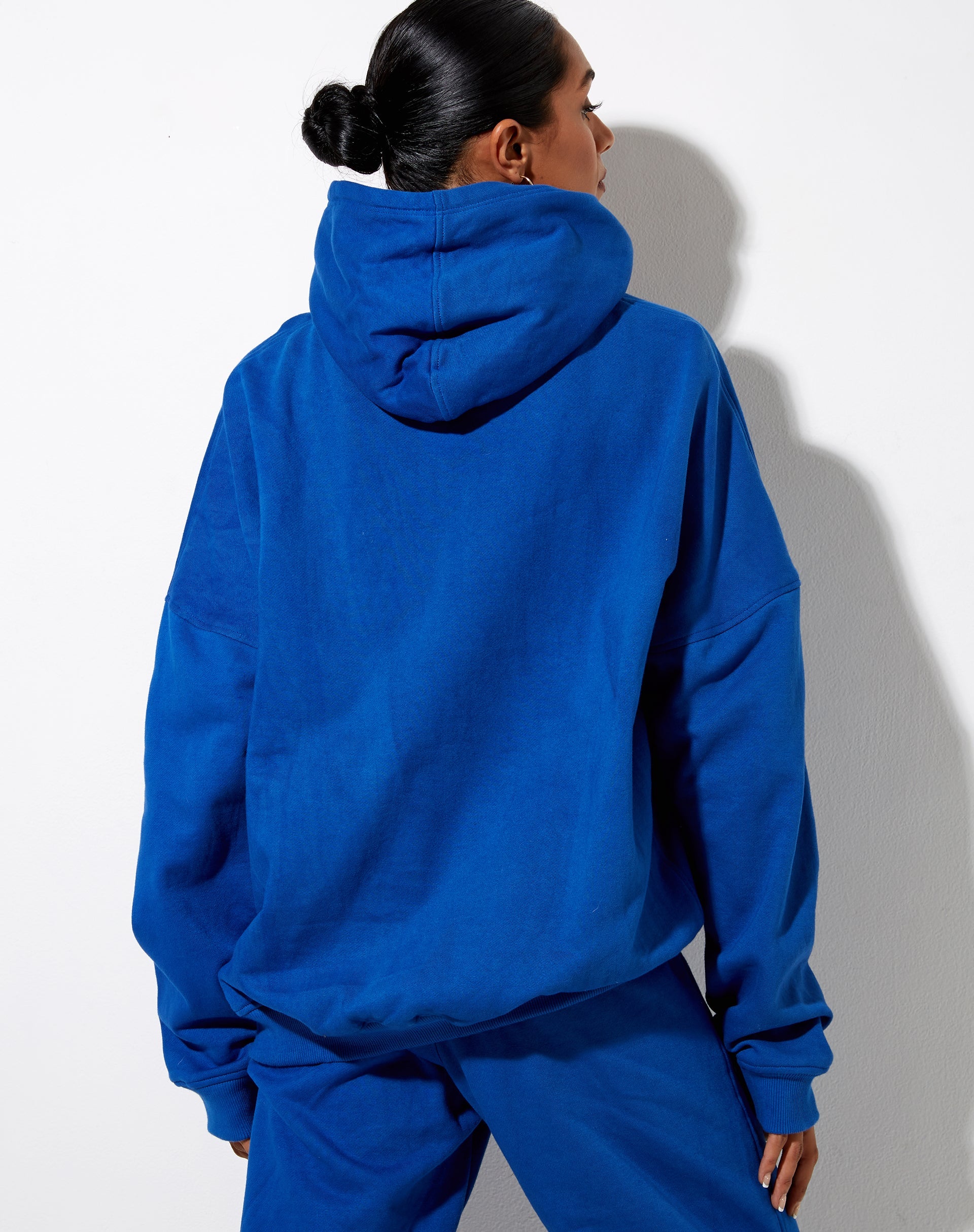 Imagen de Oversize Hoodie in Cobalt It Just Hits Different Embro