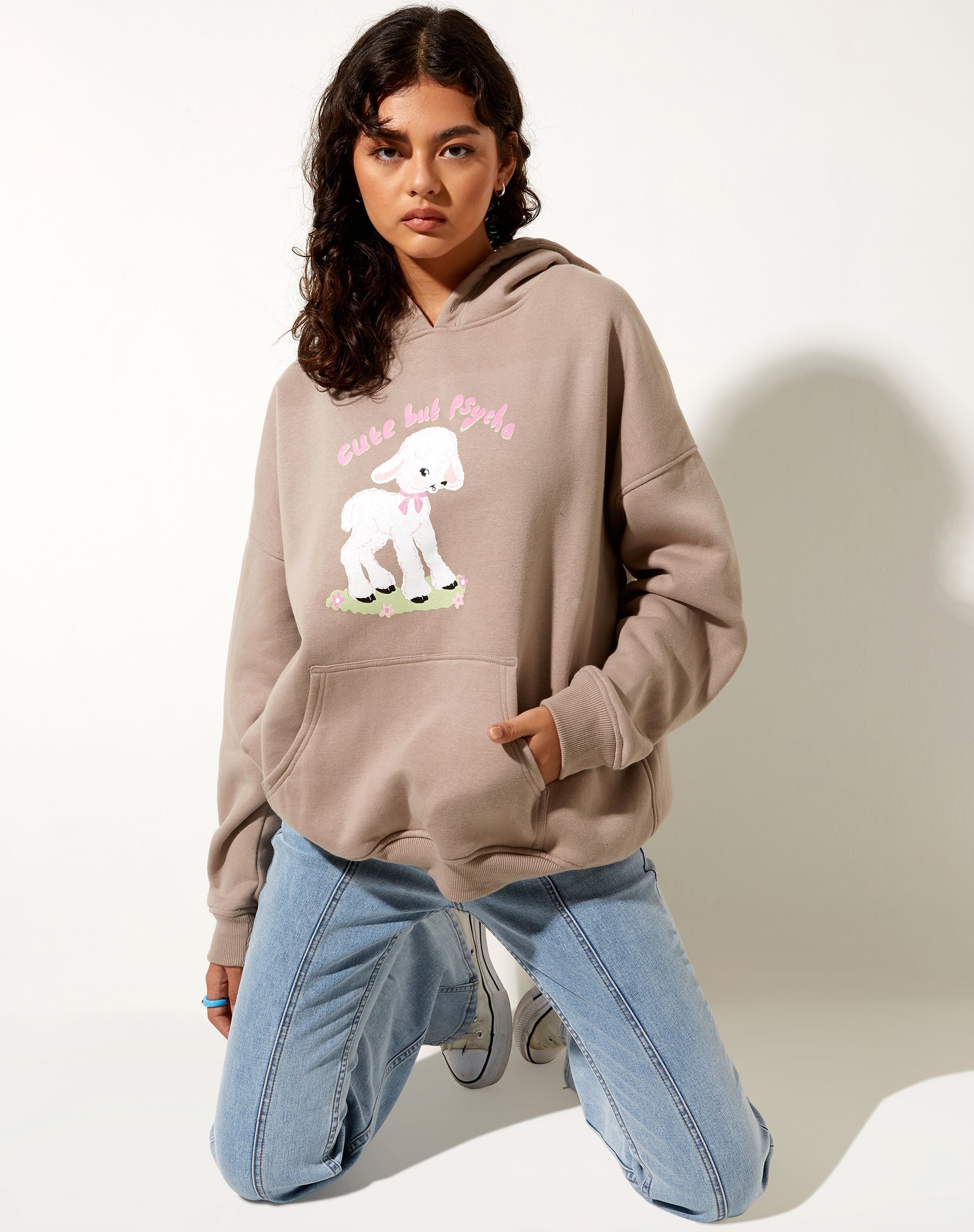 Imagen de Oversize Hoodie in Mushroom Cute But Psycho