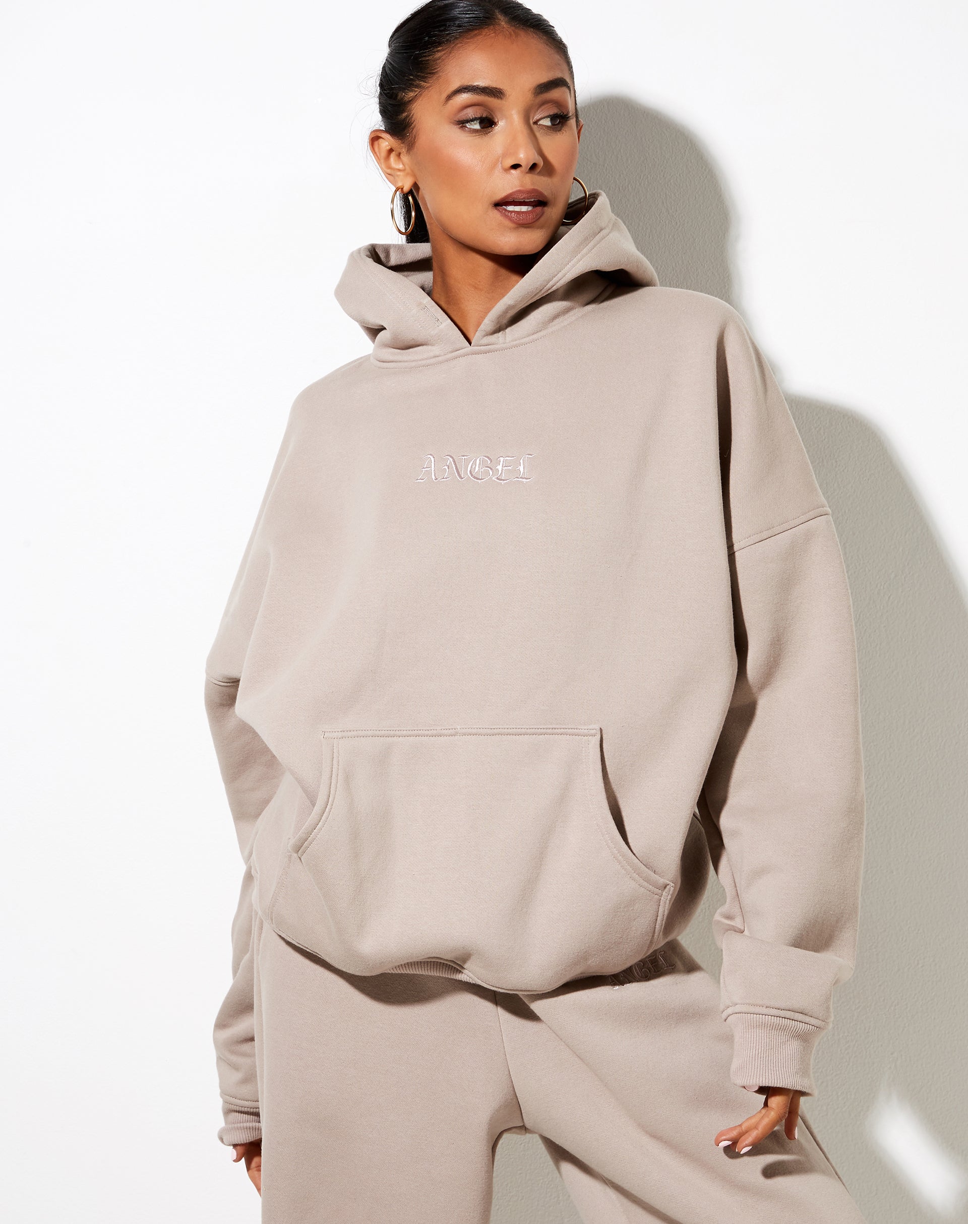 Imagen de Oversize Hoodie in Mushroom Angel Embro