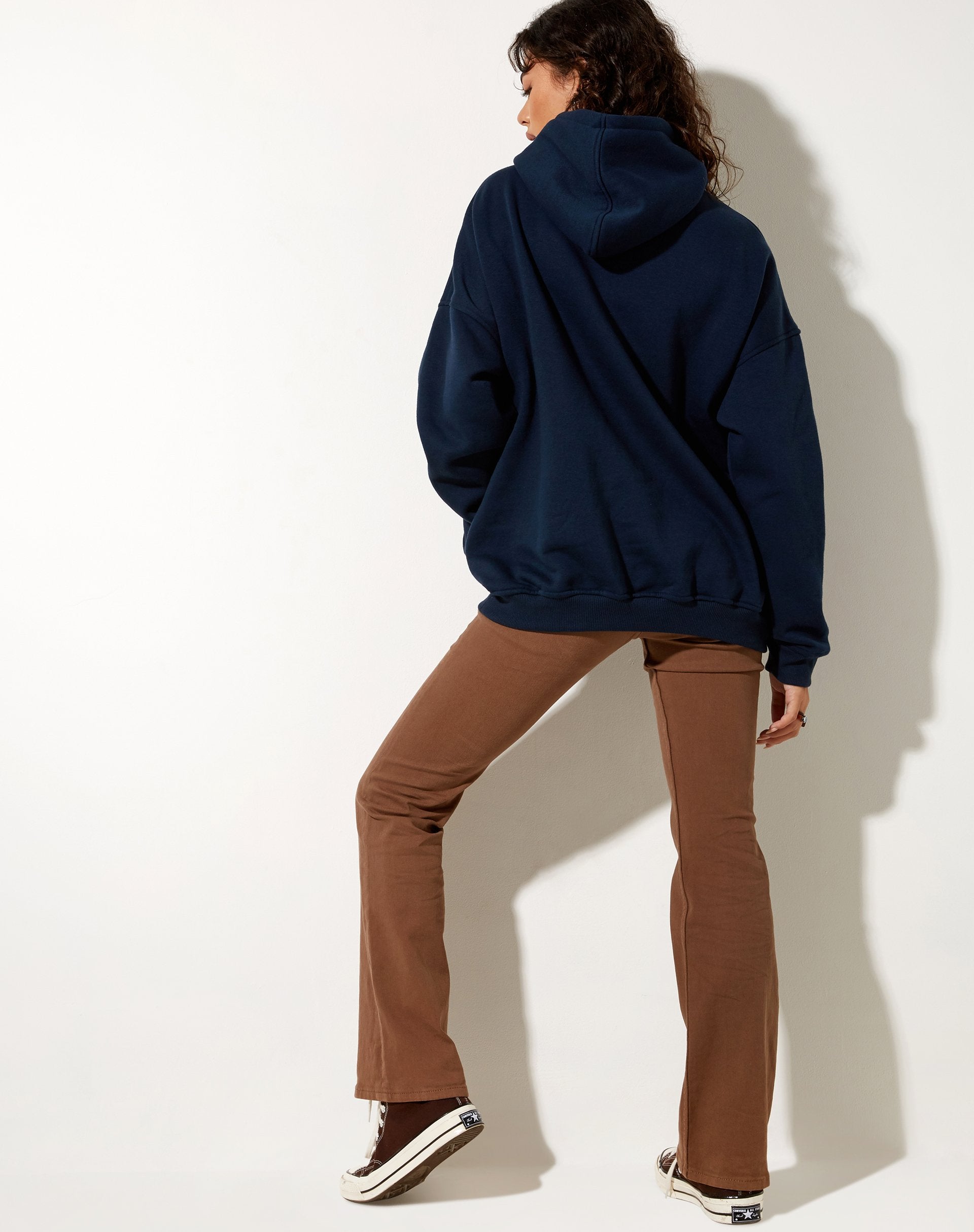 Imagen de Oversize Hoodie in Navy Pony Club Mix Embro