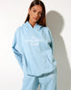 Imagen de Oversize Hoodie in Nantucket Blue Motel Beach Club
