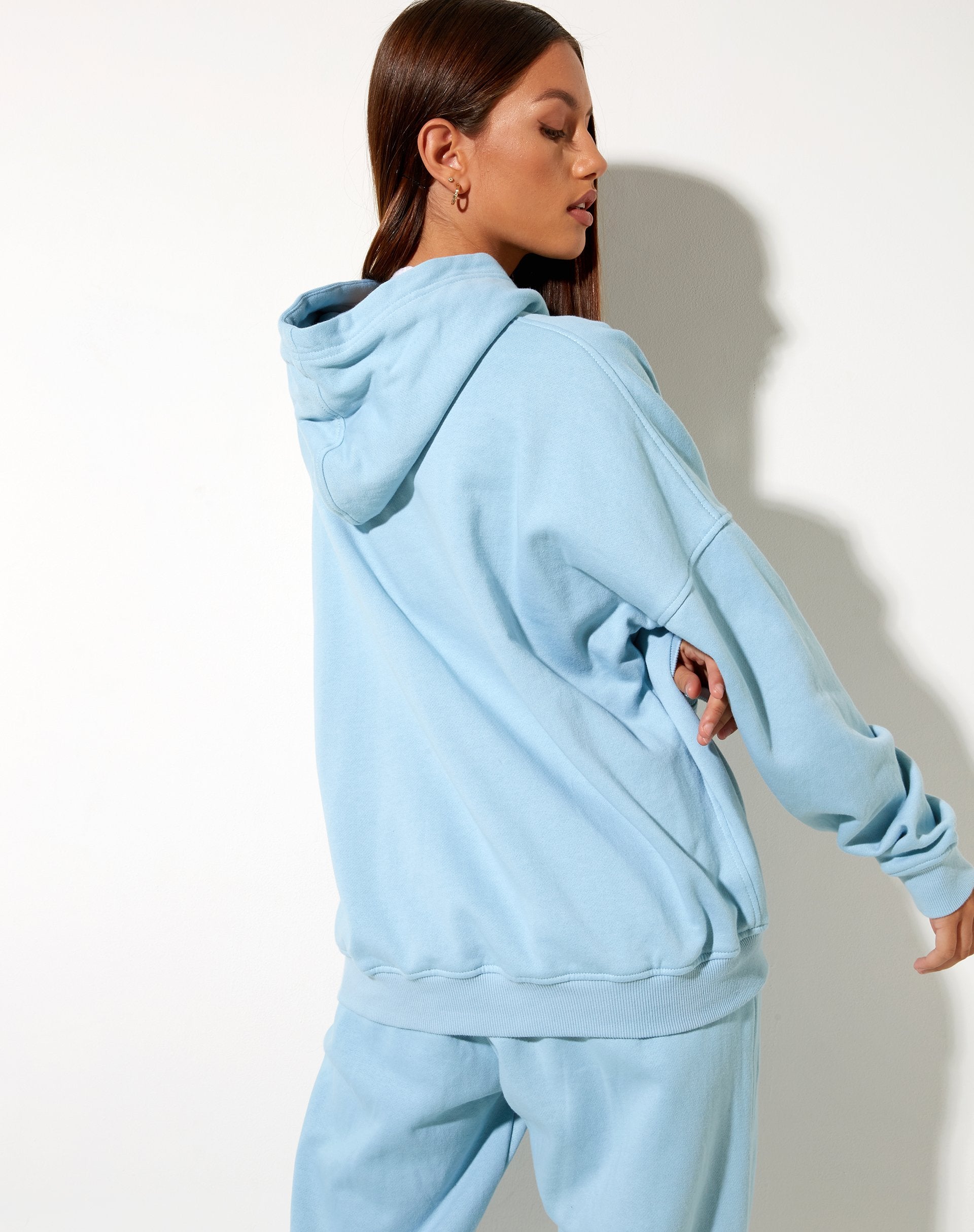 Imagen de Oversize Hoodie in Nantucket Blue Motel Beach Club