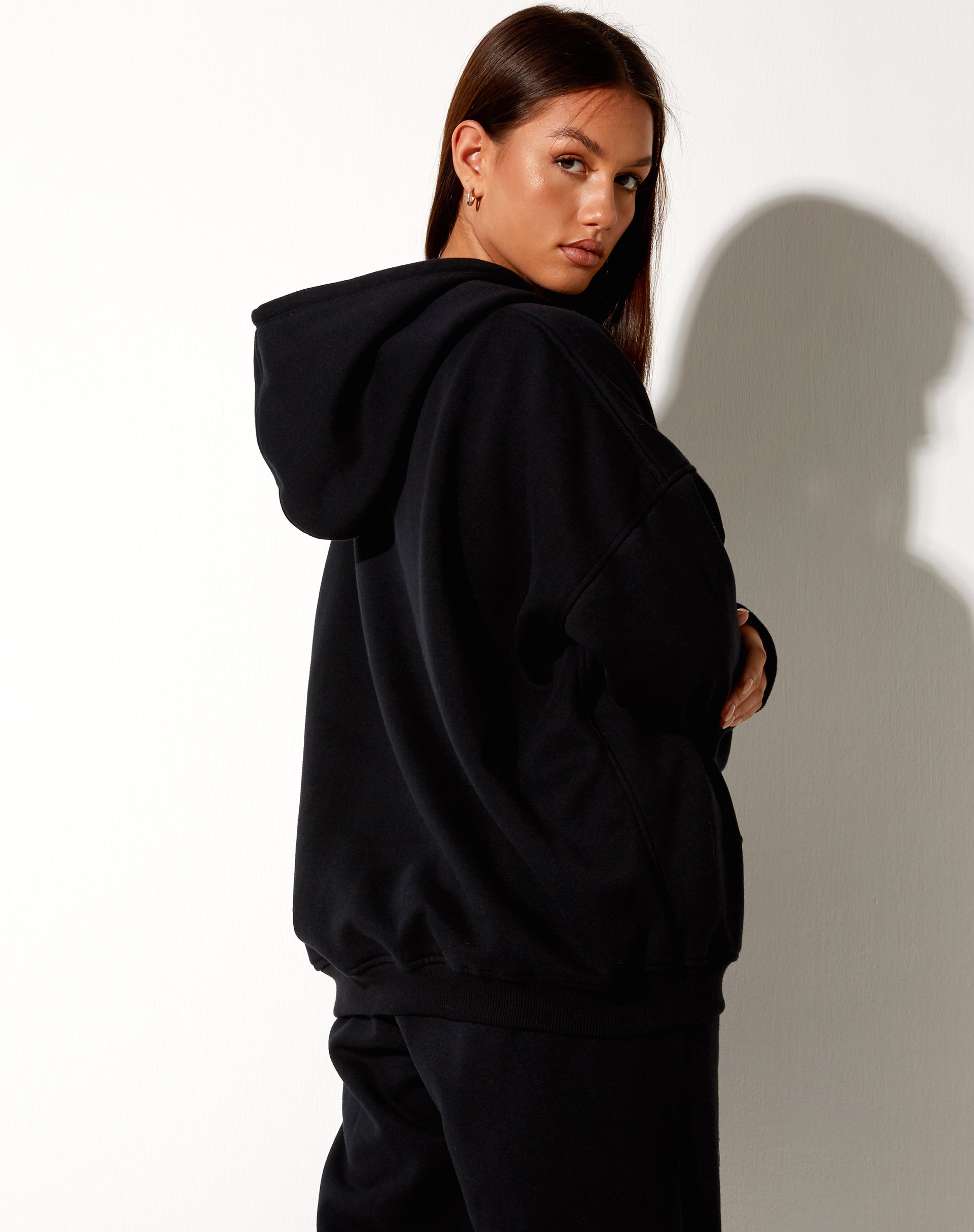 Imagen de Oversize Hoodie in Black Utopia