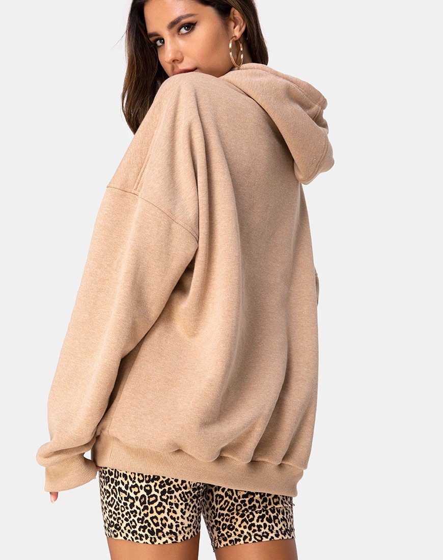 Imagen de Oversize Hoody in Tan I Want it Embro