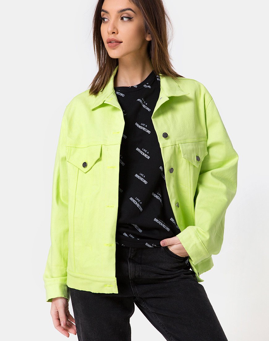 Chaqueta vaquera oversize en lima