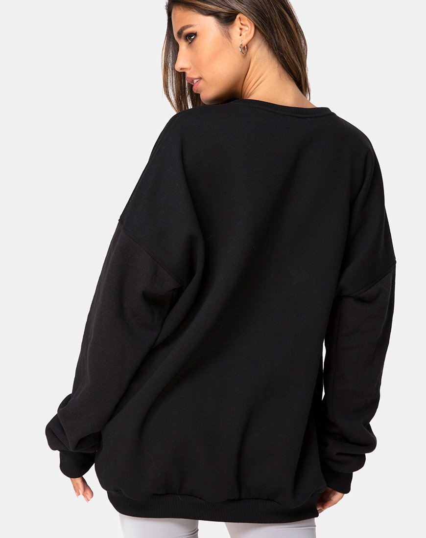 Sudadera en negro Cherub