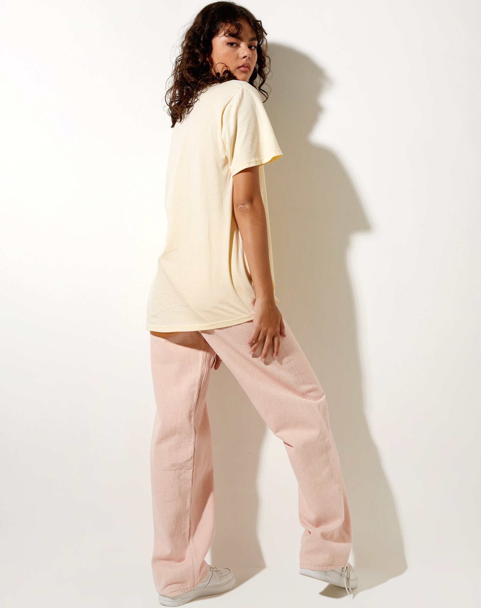 Imagen de Oversize Basic Tee en Buttercream Pearl Sands
