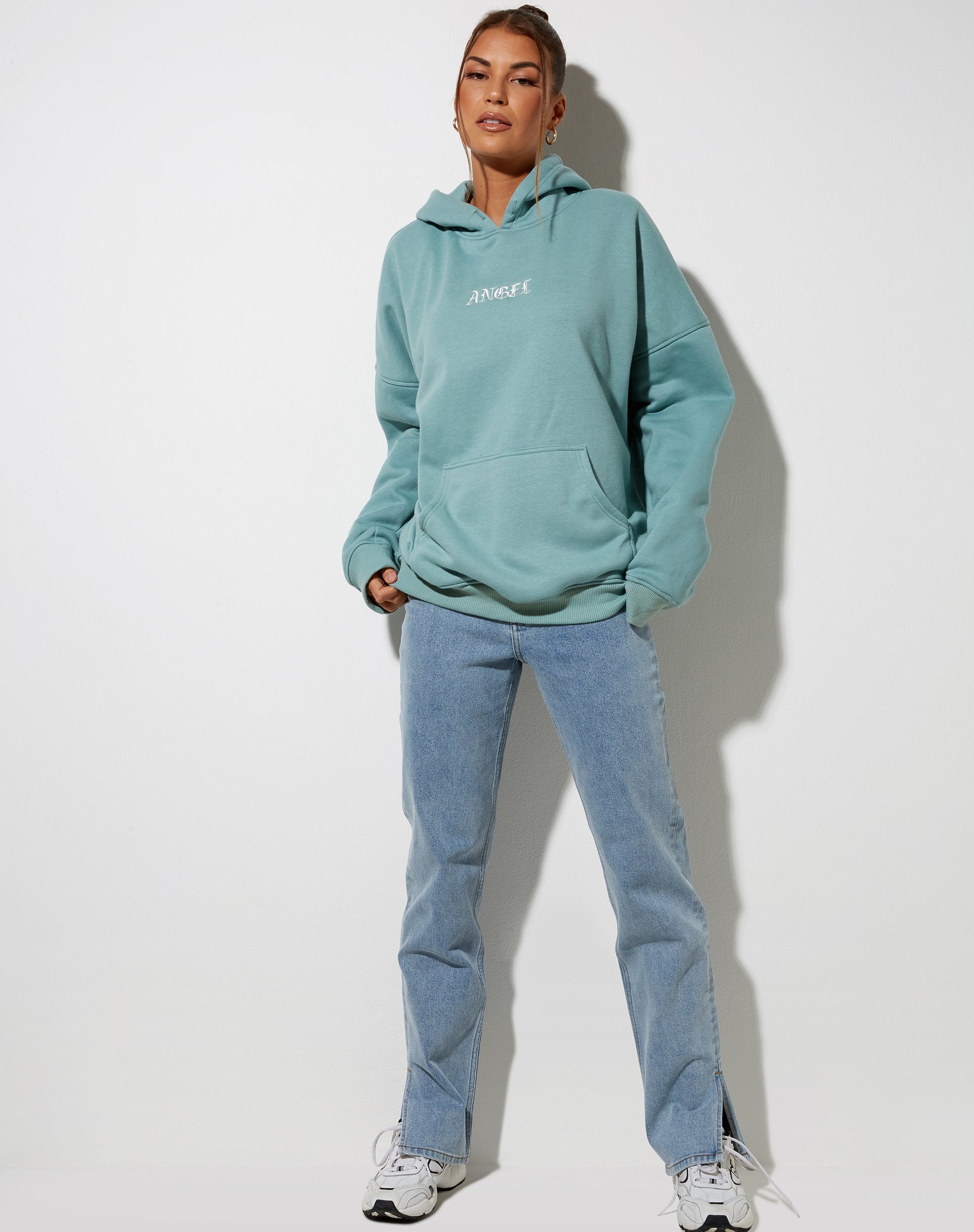 Imagen de Oversize Hoodie in Seafoam Angel Embro