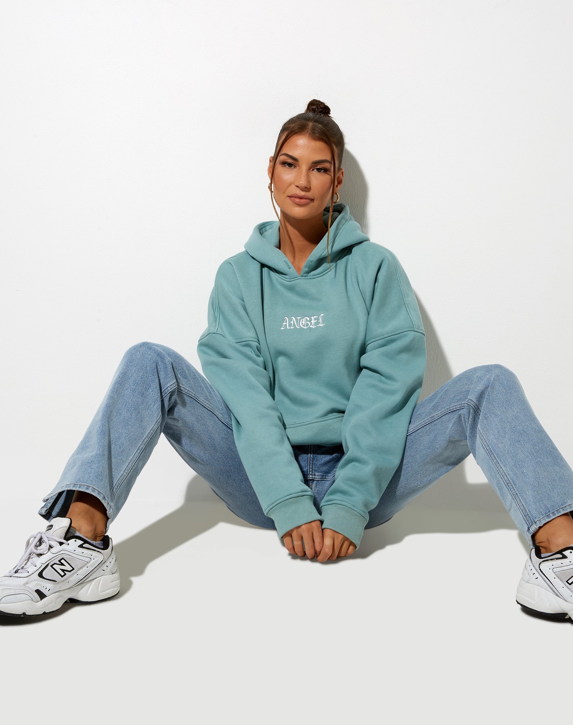 Imagen de Oversize Hoodie in Seafoam Angel Embro