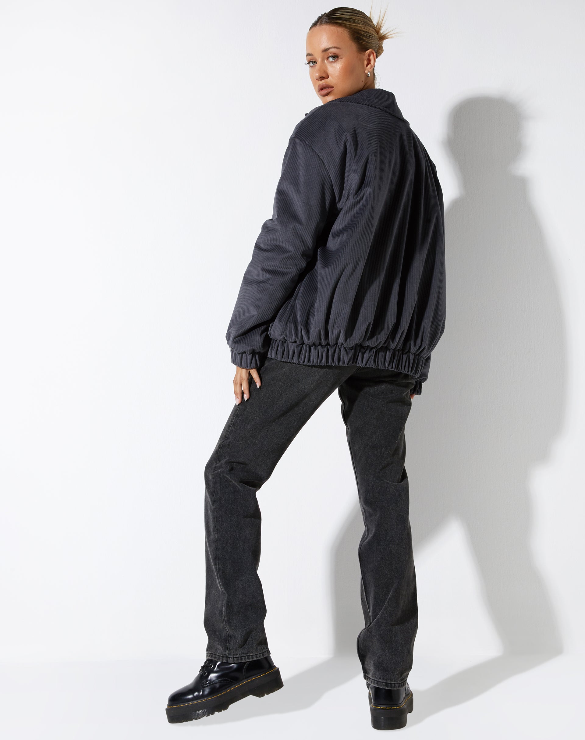Chaqueta Ozora Gris Oscuro