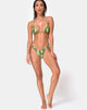 Imagen de la braguita de bikini Pami en Slime Lime Snake