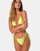 Imagen de la braguita de bikini Leyna en pistacho