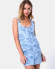 Imagen de Pana Pinafore Dress in Sky Rose
