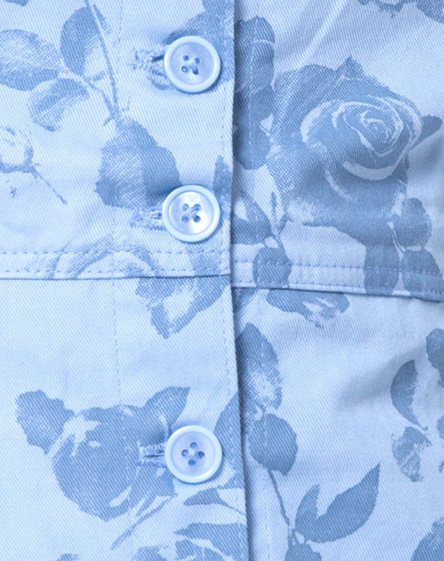Imagen de Pana Pinafore Dress in Sky Rose