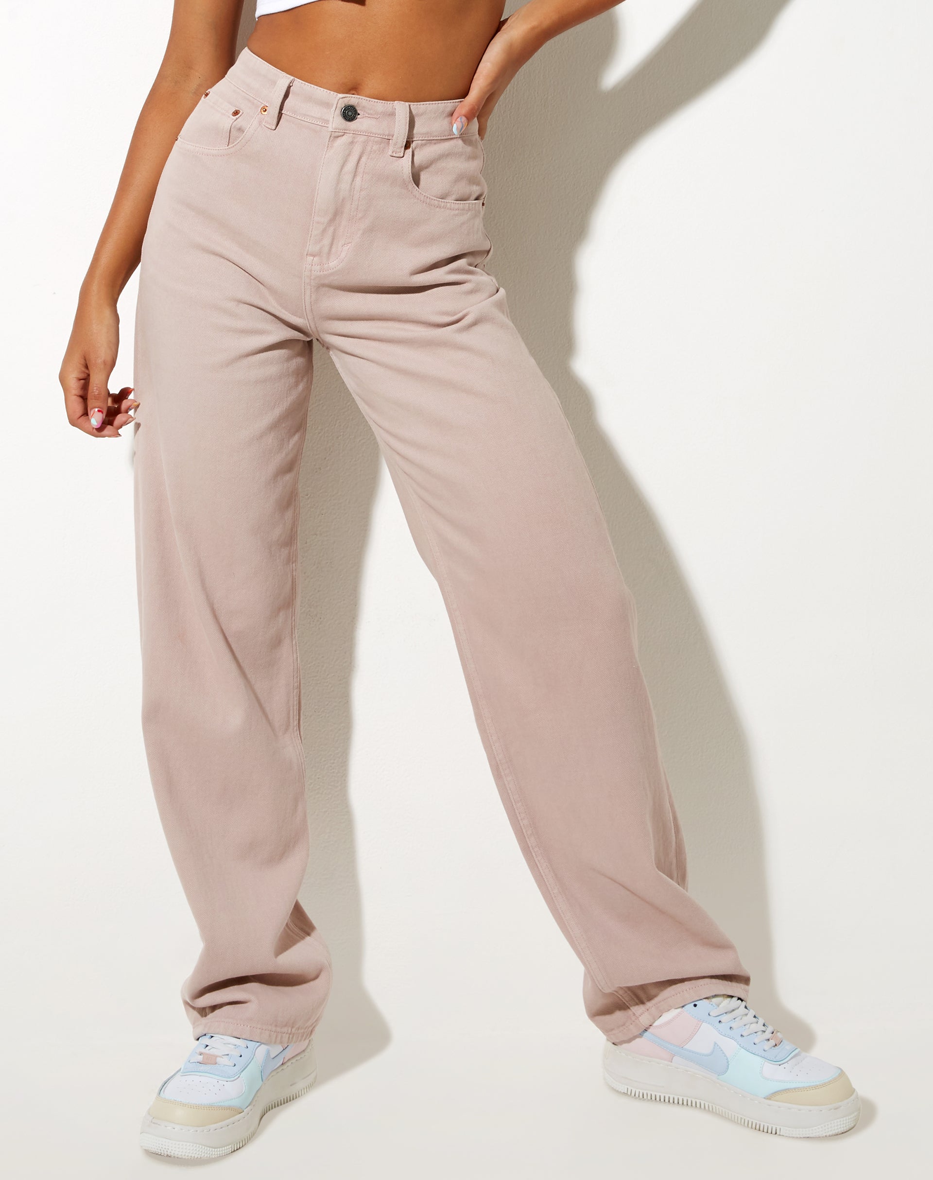 Imagen de Parallel Jeans en lila lavado