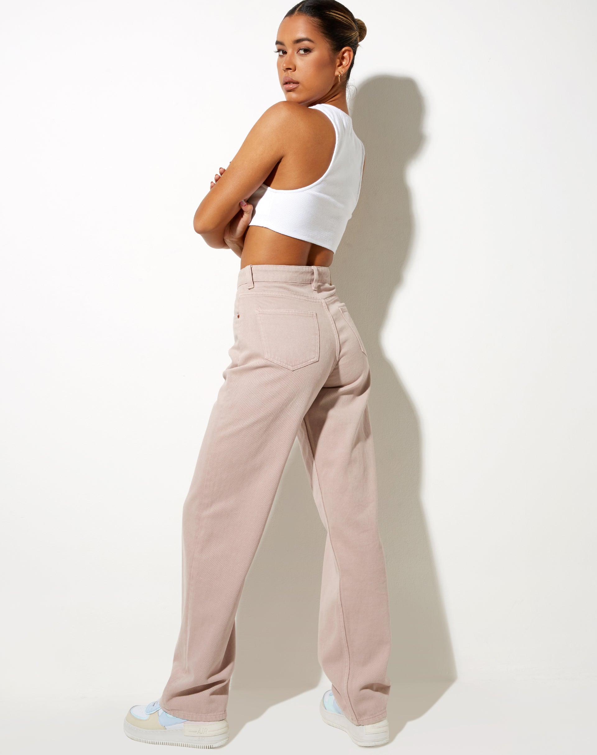Imagen de Parallel Jeans en lila lavado