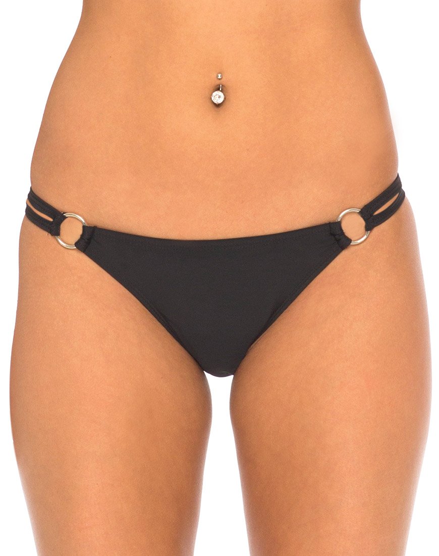 Imagen de la braguita de bikini Pavlona negra