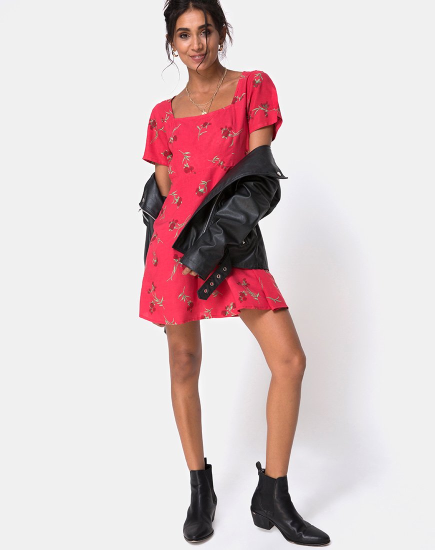 Imagen de Peky Tea Dress in Rouge Rose Pink