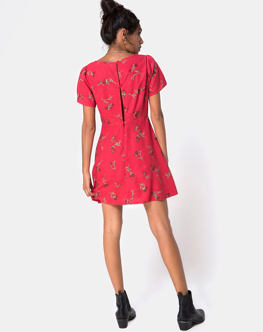 Imagen de Peky Tea Dress in Rouge Rose Pink