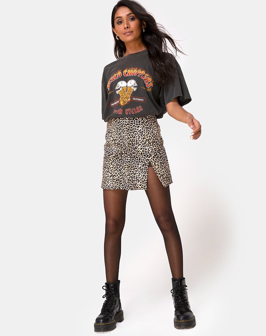 Imagen de Minifalda Pelmet en Rar Leopardo Marrón